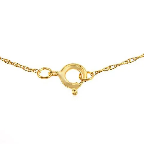0.75 Carat 14K Solid Yellow Gold Crossings Peridot Necklace