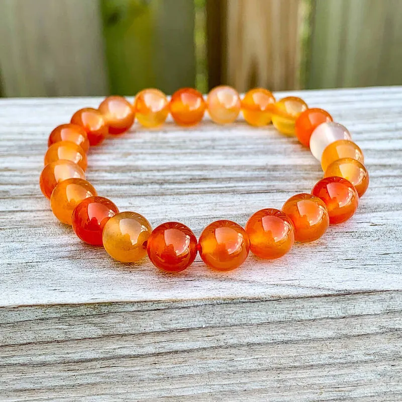 8 mm Gemstone Beaded Bracelet