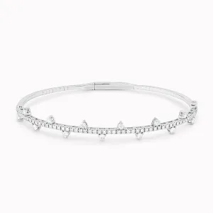 Alternating Offset Diamond Bracelet