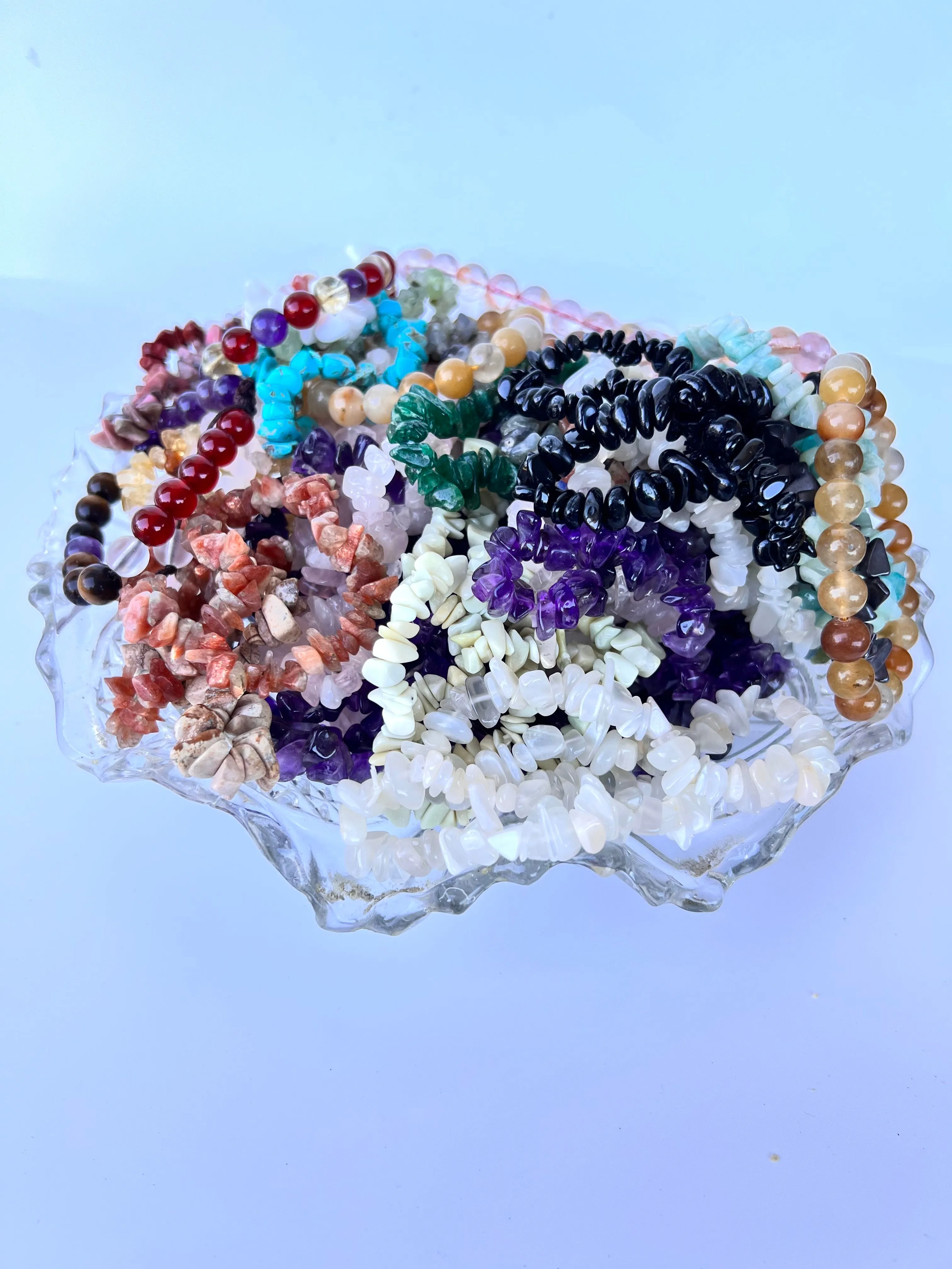 Amazonite Crystal Chip Bracelet