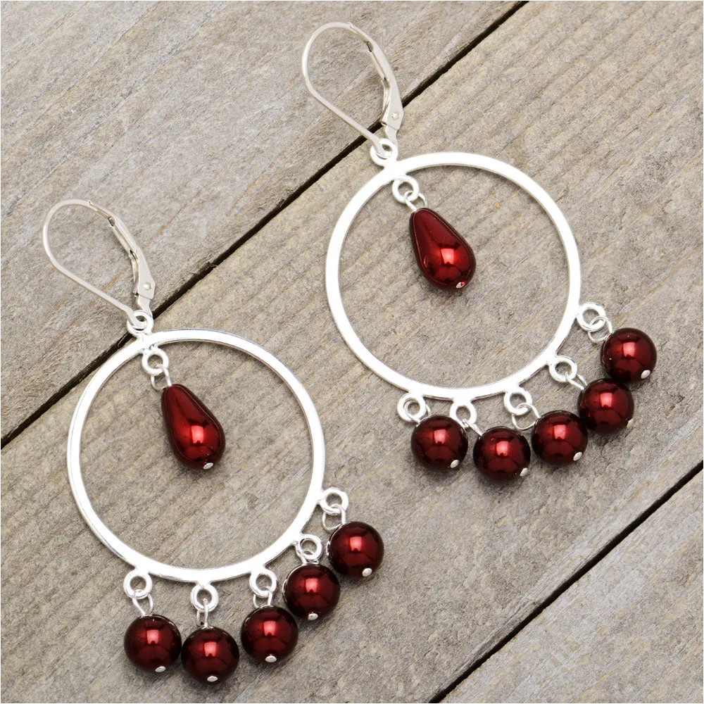 An Evening in Bordeaux Earrings