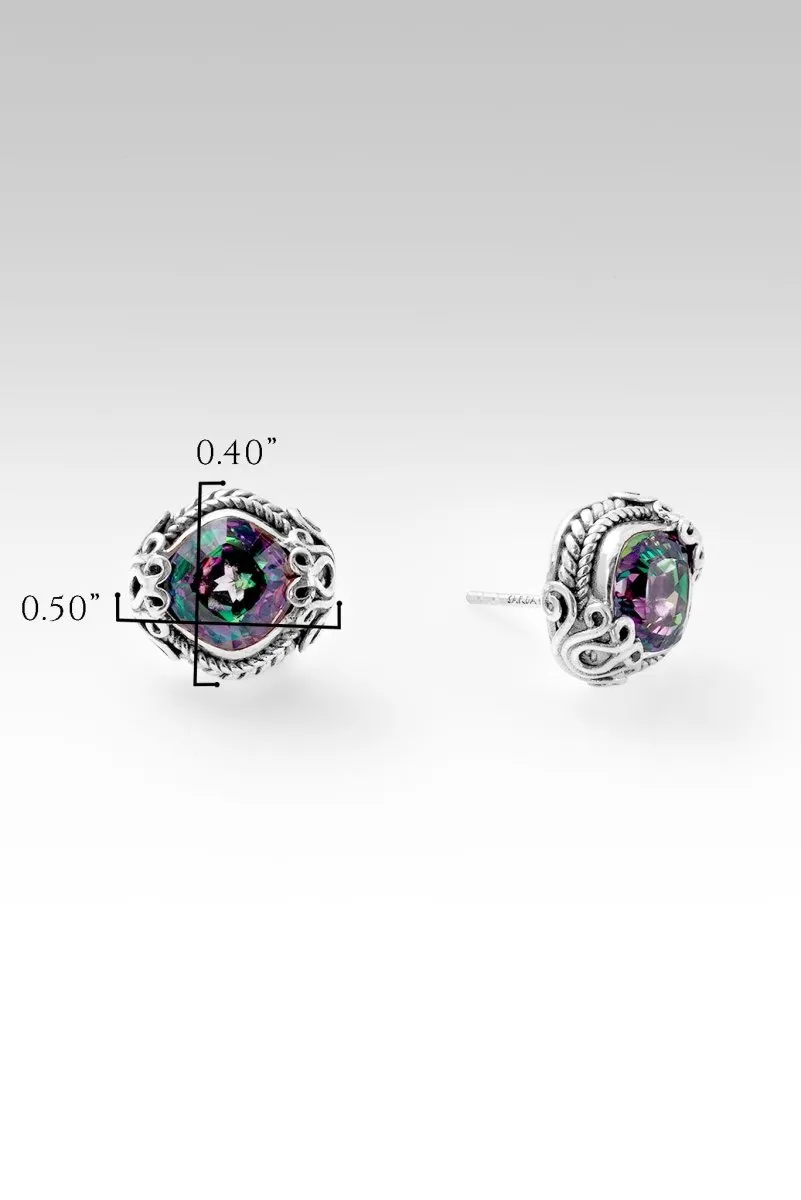 Blooming Joy Earrings™ in Chrome Chameleon™ Mystiz Quartz