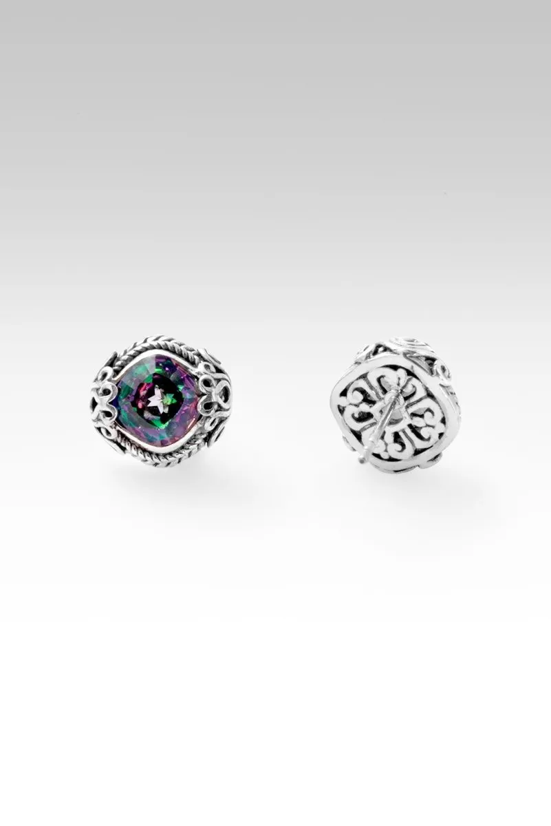 Blooming Joy Earrings™ in Chrome Chameleon™ Mystiz Quartz