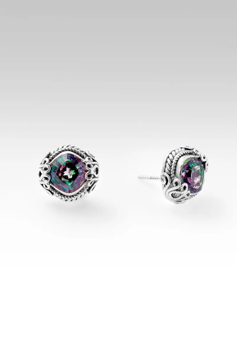 Blooming Joy Earrings™ in Chrome Chameleon™ Mystiz Quartz