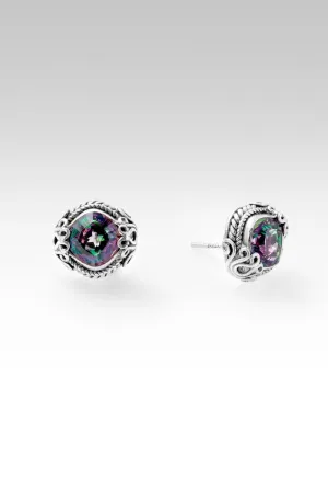 Blooming Joy Earrings™ in Chrome Chameleon™ Mystiz Quartz