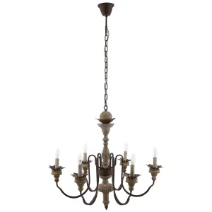 Bountiful Vintage French Pendant Ceiling Light Candelabra Chandelier
