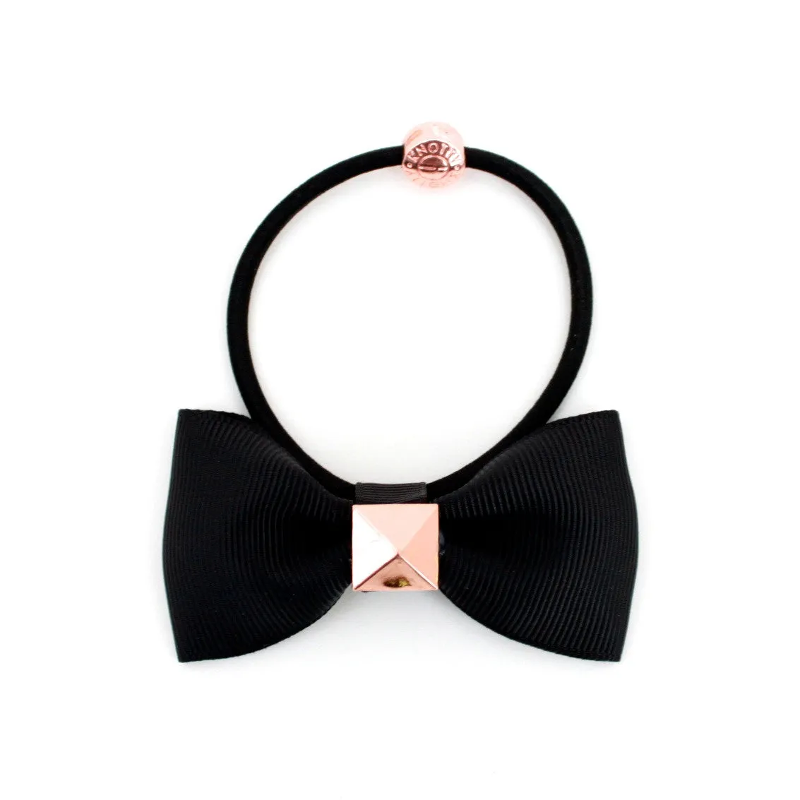 Bow with Rose Gold Pyramid Stud | More Colors Available