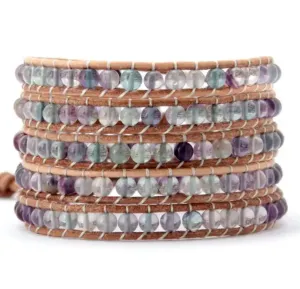 Bracelet Enveloppant de Sérénité "Quartz Violet"