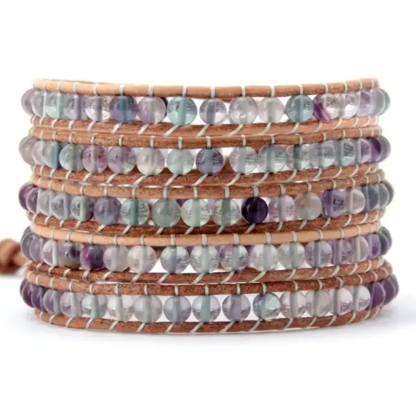 Bracelet Enveloppant de Sérénité "Quartz Violet"