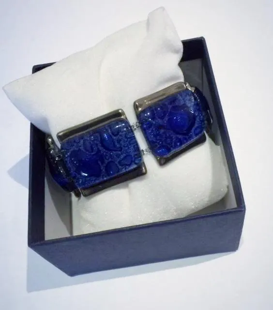 Bubble Square Bracelet 2 (Dark Blue)