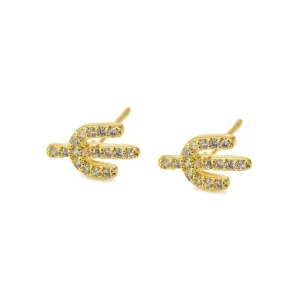 Cactus Stud Earring