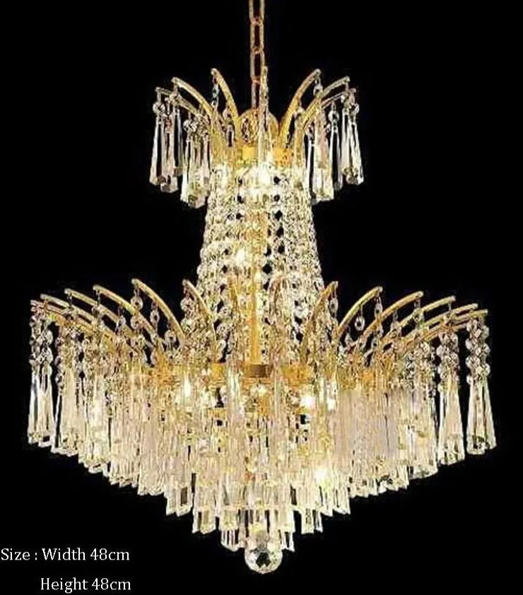 Caden French Empire Crystal Chandelier