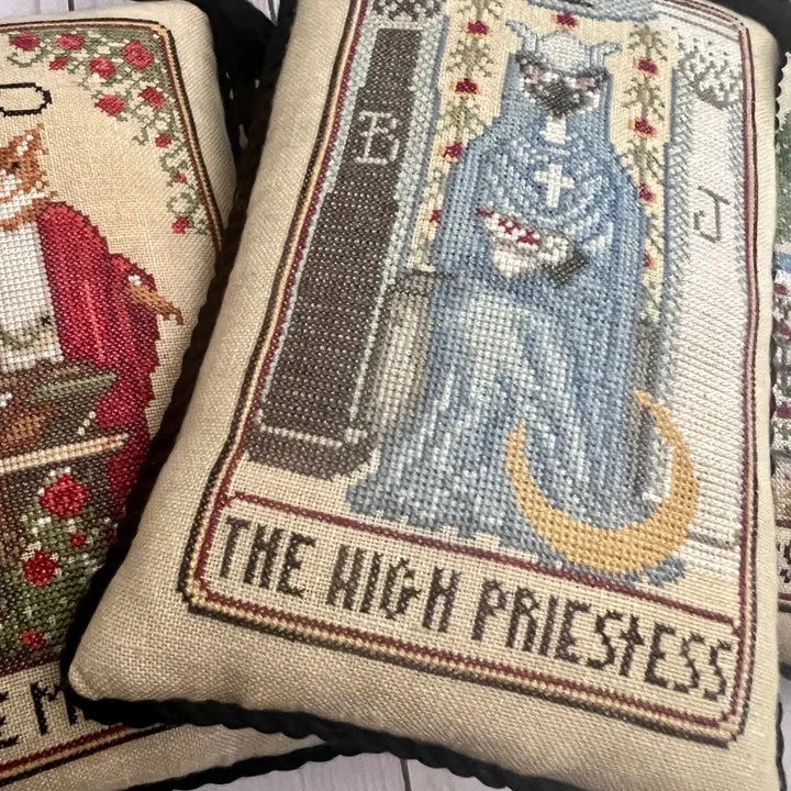 Cat Tarot II - The High Priestess - Dirty Annie's - Cross Stitch Pattern