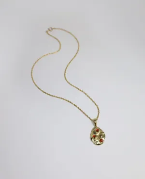CELESTIAL SPORES // golden pendant