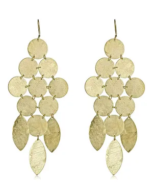 Chandelier Earrings in Gold