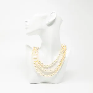 Chanel Pearl CC Short Multistrand Necklace