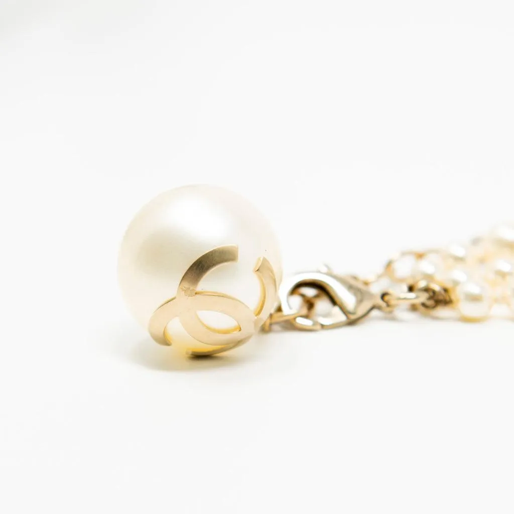 Chanel Pearl CC Short Multistrand Necklace