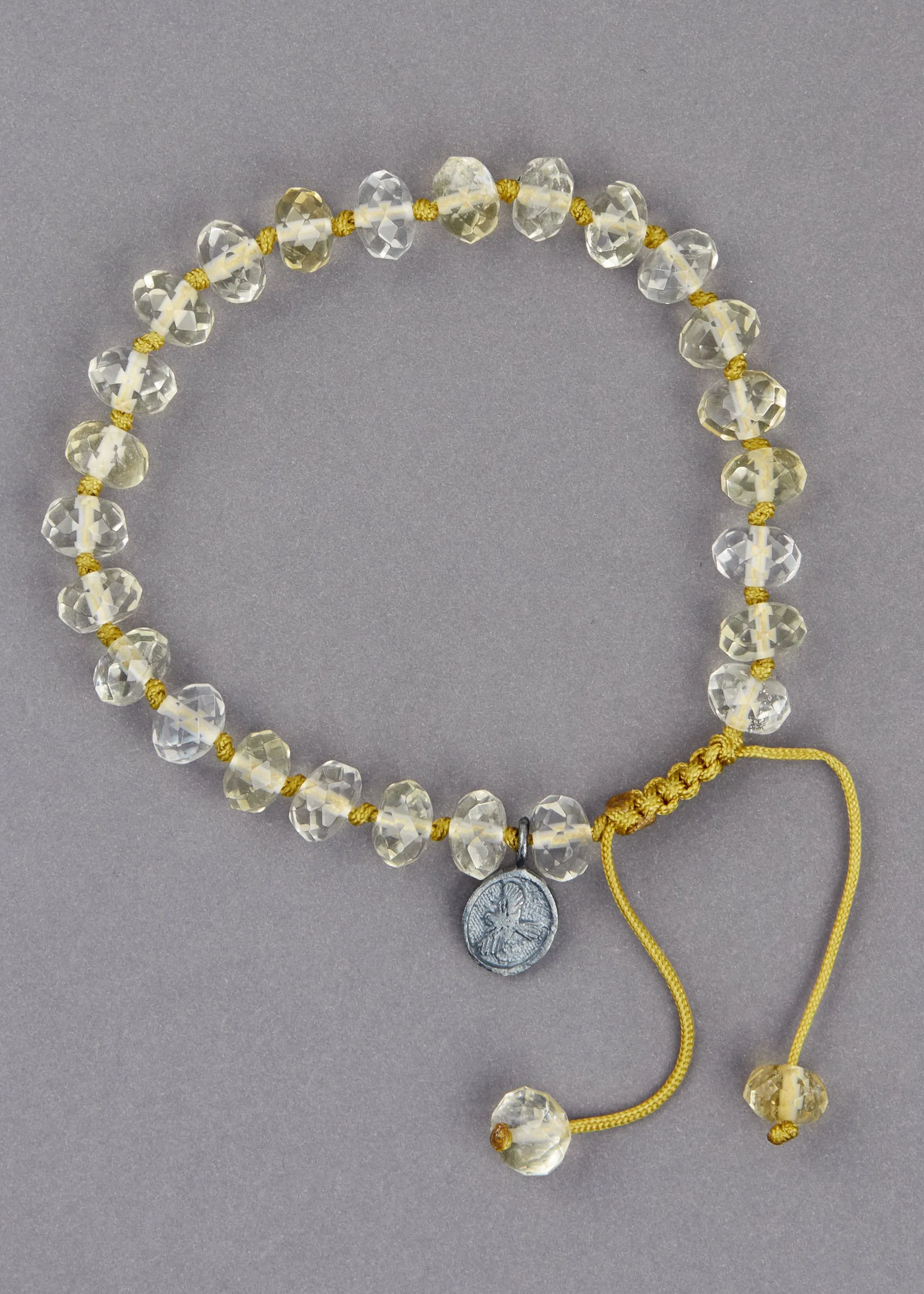 Citrine Quartz Crystal Bracelet