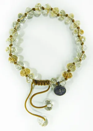 Citrine Quartz Crystal Bracelet