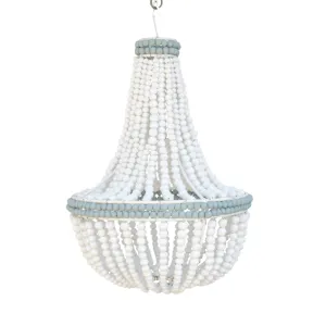 Clay Bead Framed Chandelier