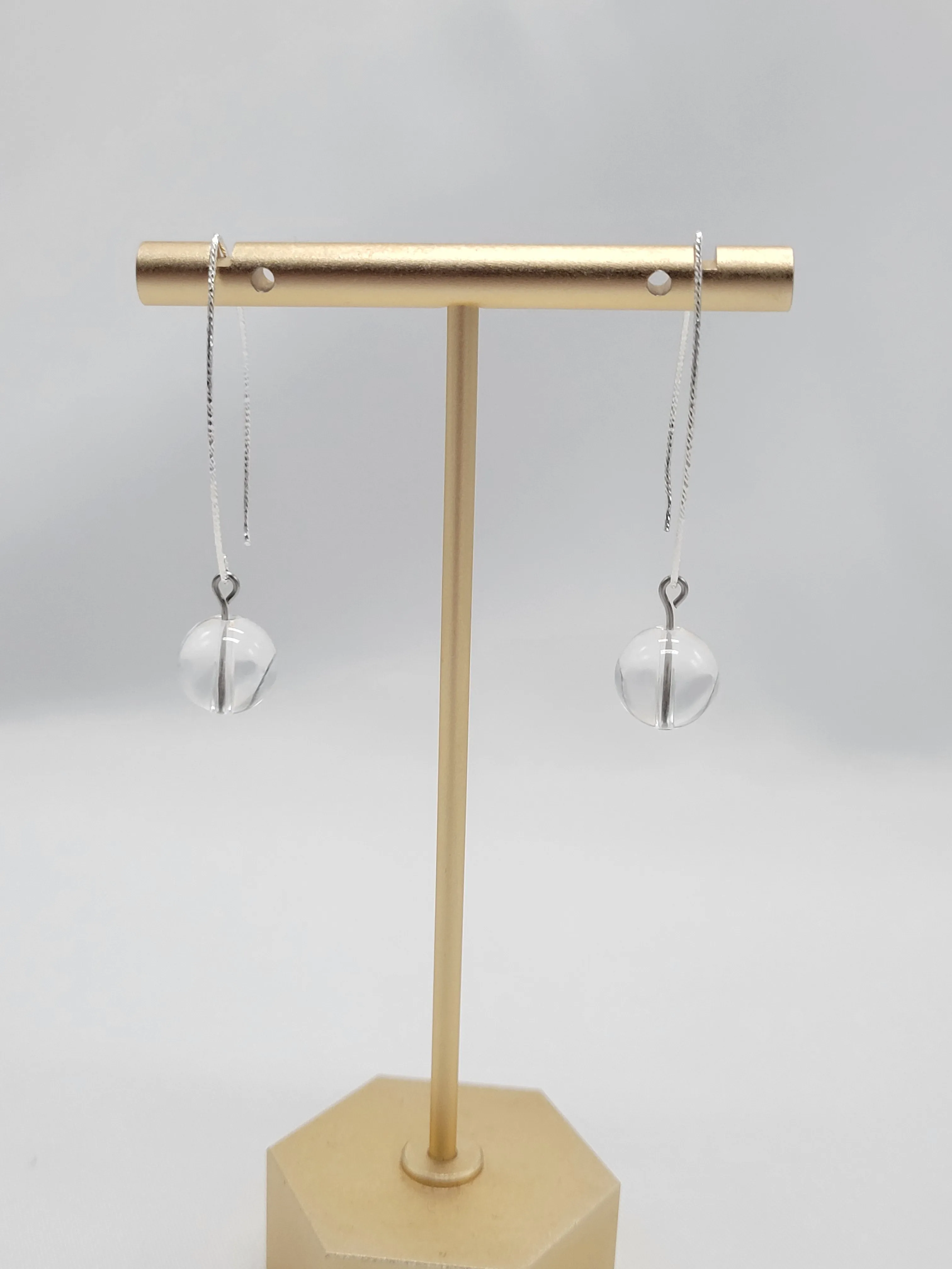 Clear Quartz Earrings