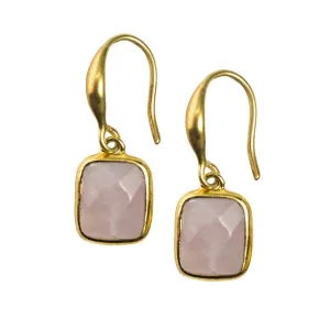 EARRING JULIE ROSE QUARTZ