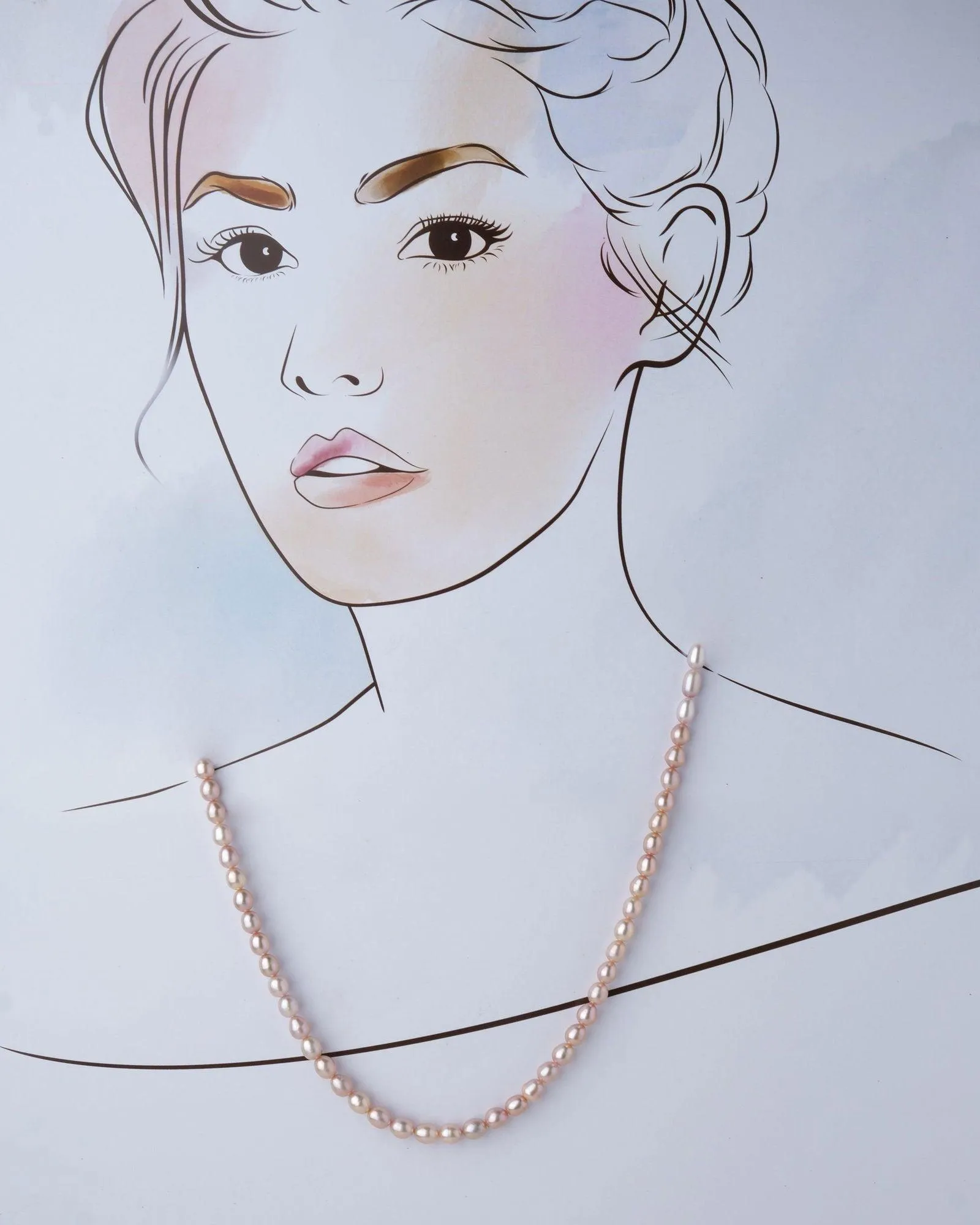 Elegant Real Pearl Necklace