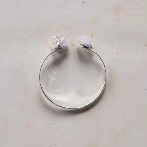 Elements Bracelet Rose Quartz Silver