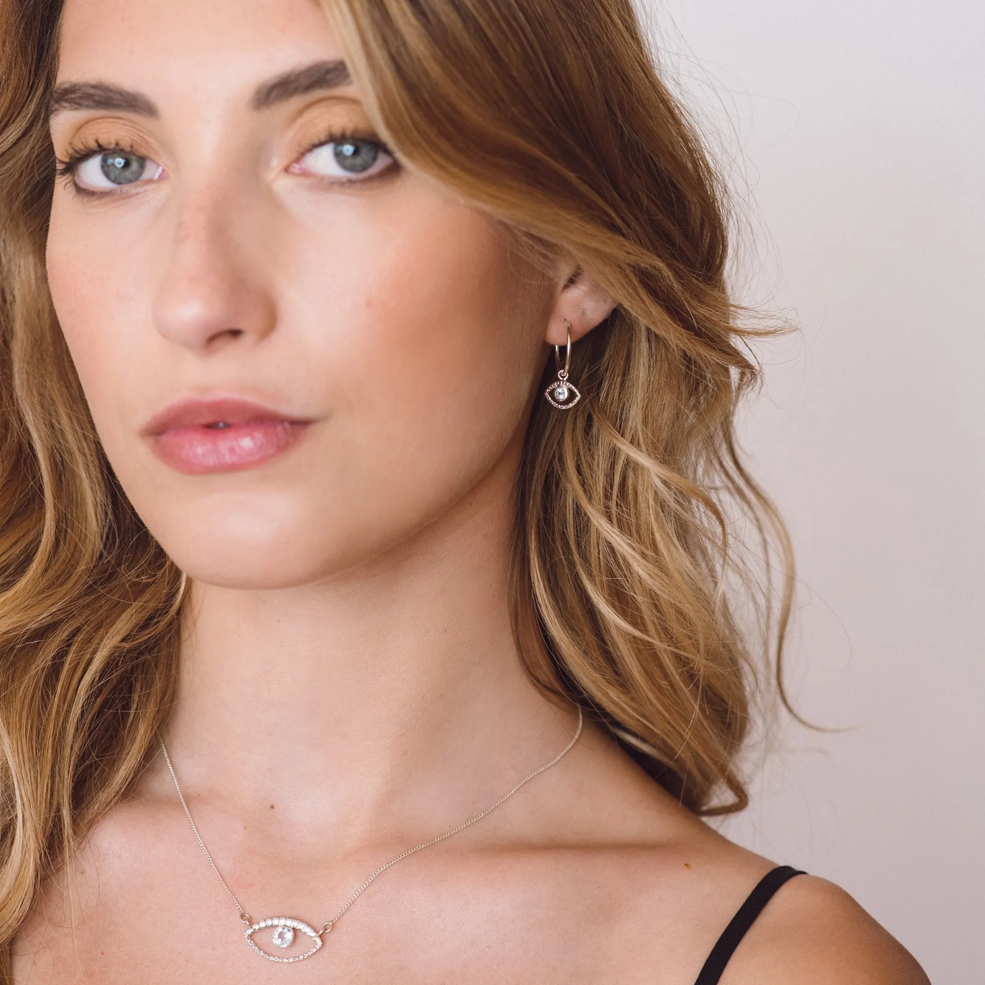Eye Of Intuition Hoop Earrings