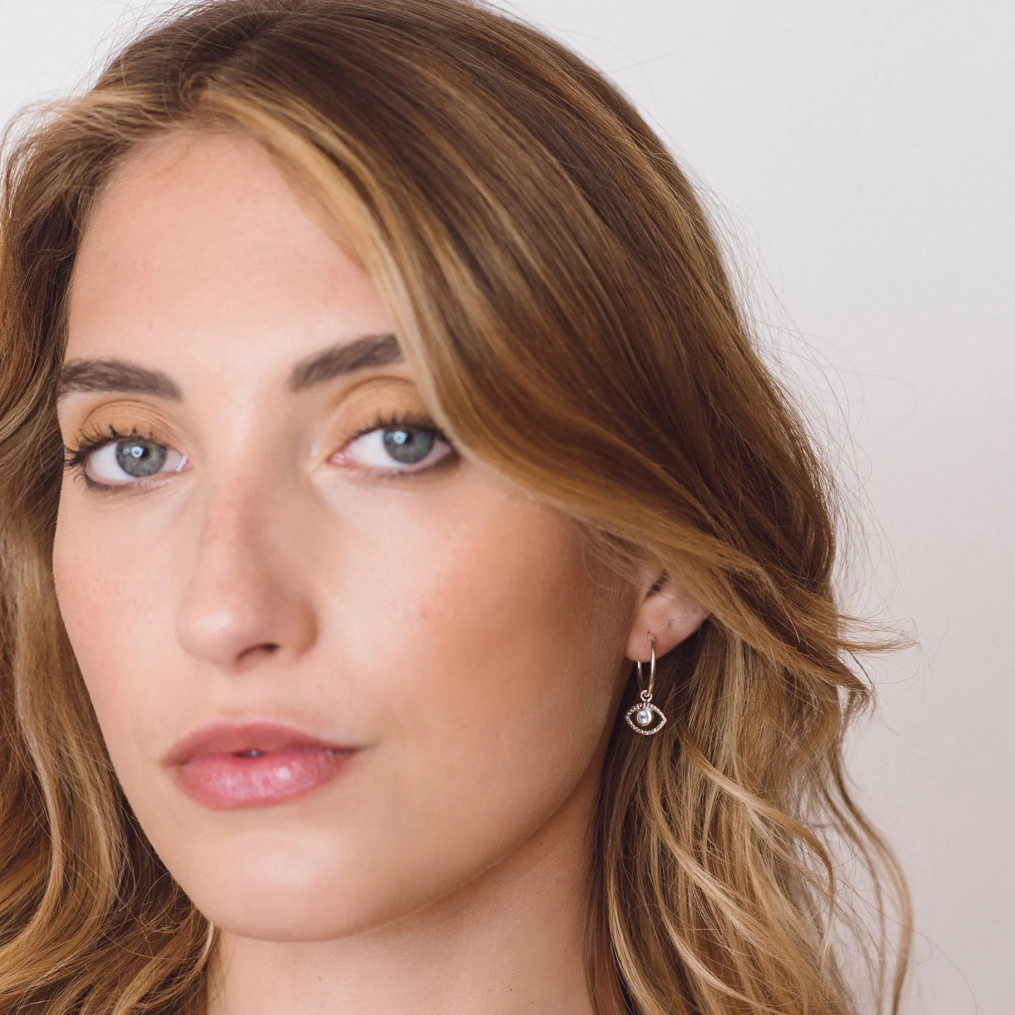 Eye Of Intuition Hoop Earrings
