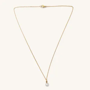 Gold Pearl Necklace