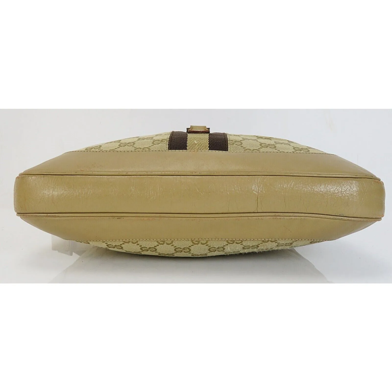 Gucci yellow and metallic leather Tom Ford Jackie Hobo with a camel Guccissima print
