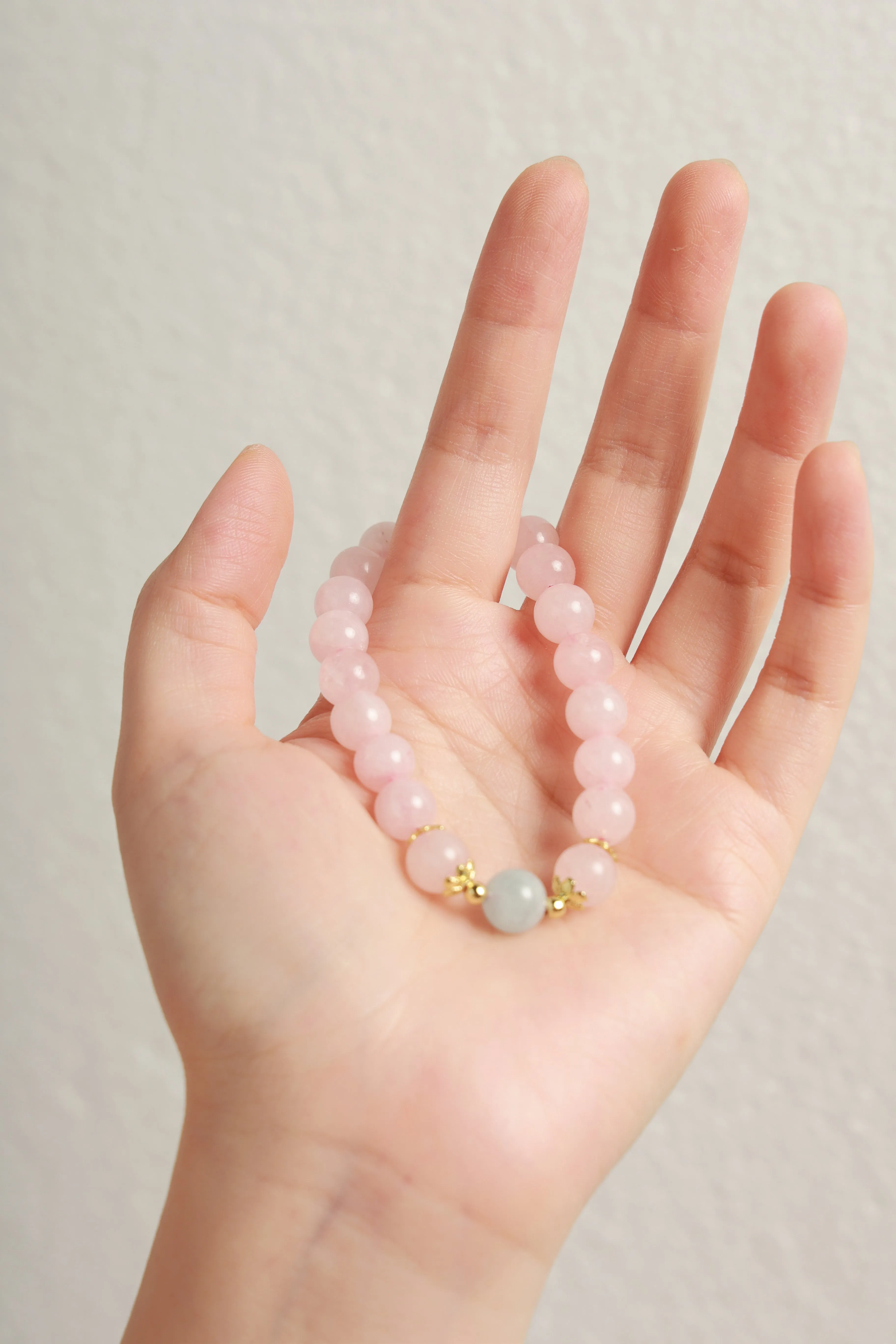 I'm in love - Rose Quartz bracelet
