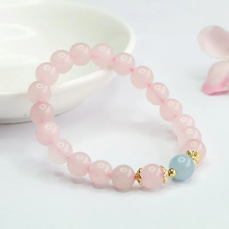 I'm in love - Rose Quartz bracelet