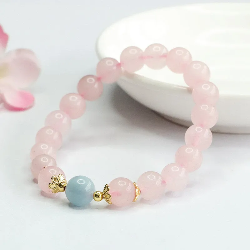 I'm in love - Rose Quartz bracelet