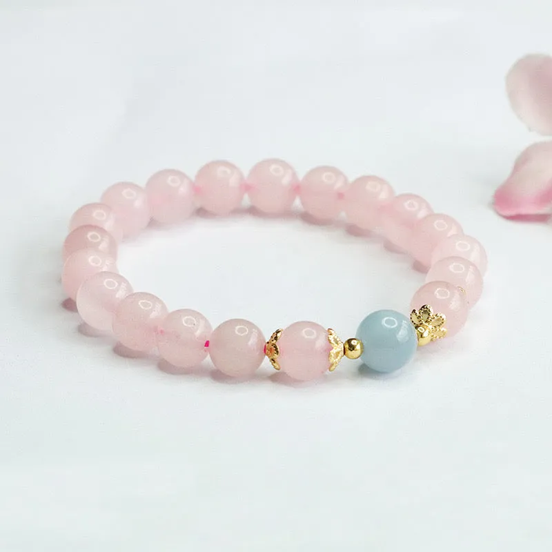 I'm in love - Rose Quartz bracelet