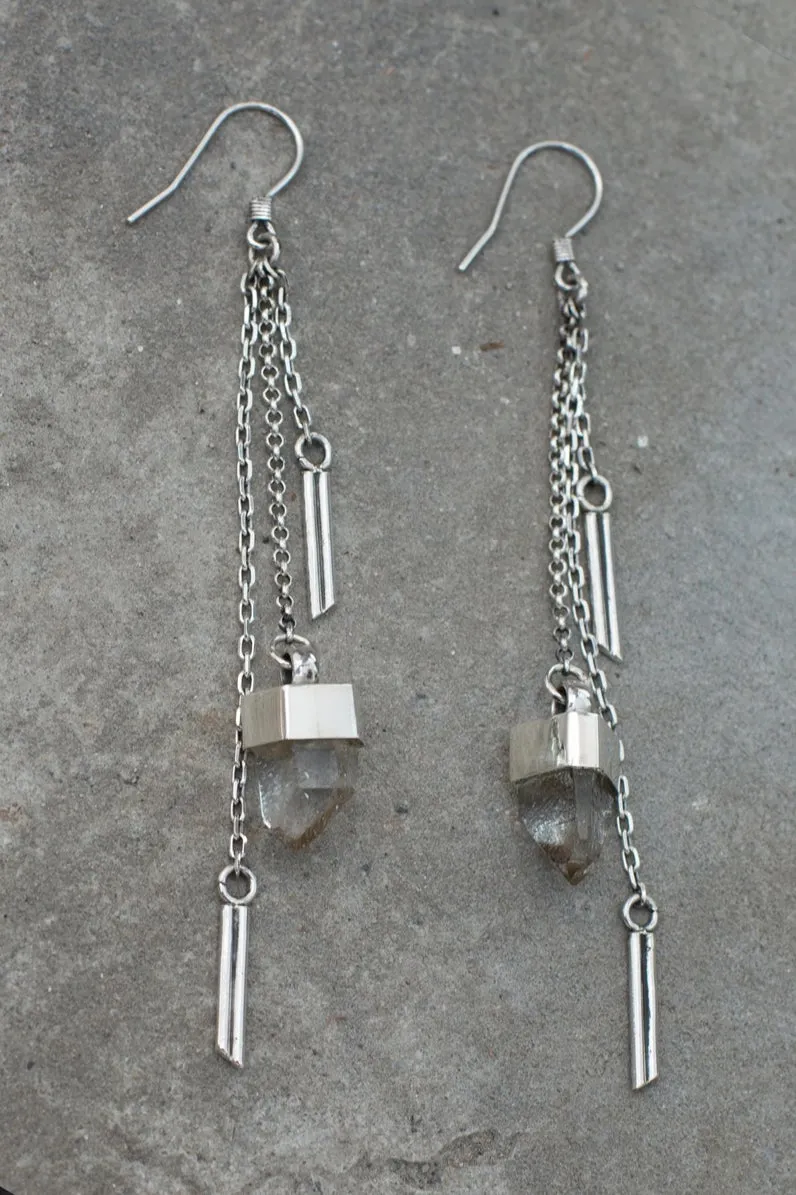 Jan Hilmer Crystal Dangle Earrings