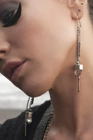 Jan Hilmer Crystal Dangle Earrings