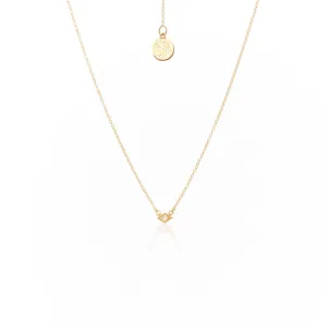 Keepsake Necklace | Gold with Green Peridot