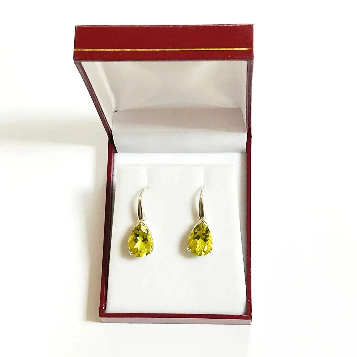 Lemon Quartz Sterling Silver Earrings