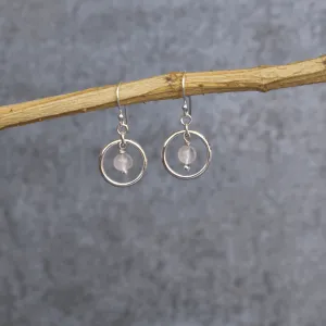 Love - Rose Quartz Earrings