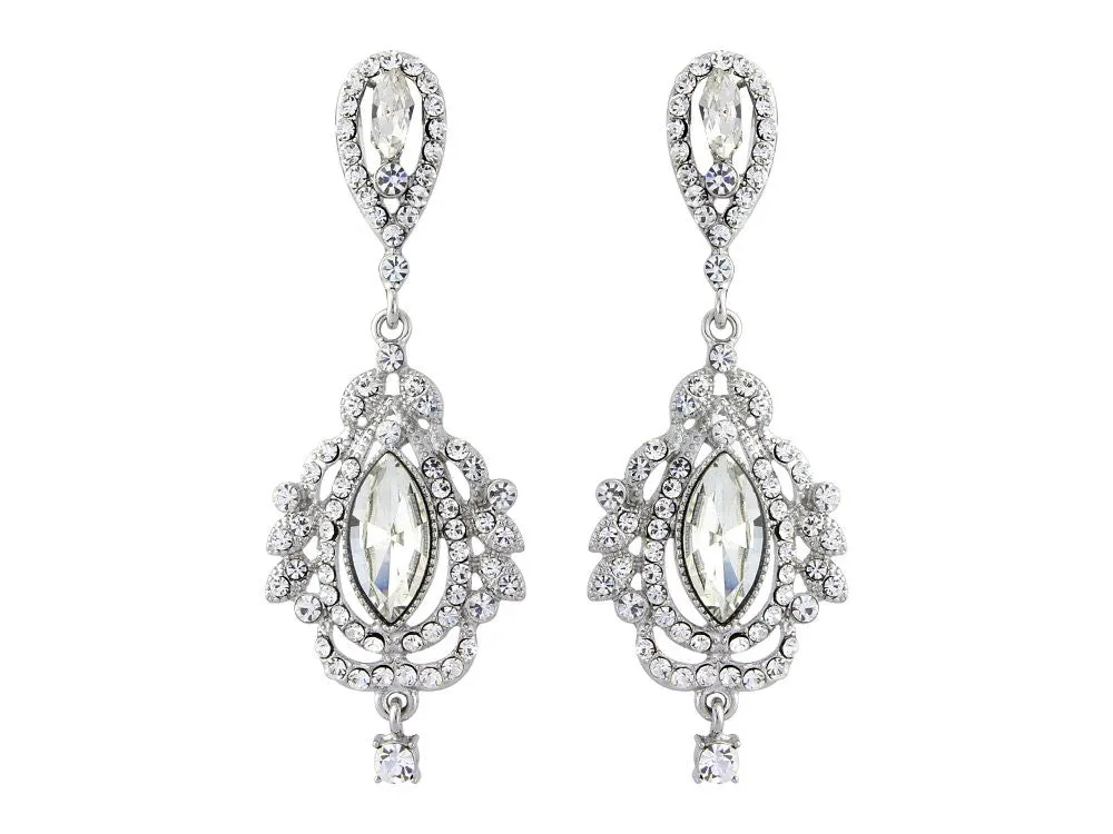 Maddison Crystal Chandelier Earrings