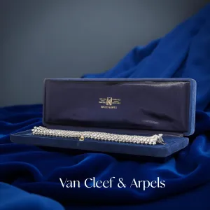 MDJ Curators Collection....Van Cleef & Arples Estate 84.79 Cttw Diamond Platinum Cheval Collection Bracelet 15712