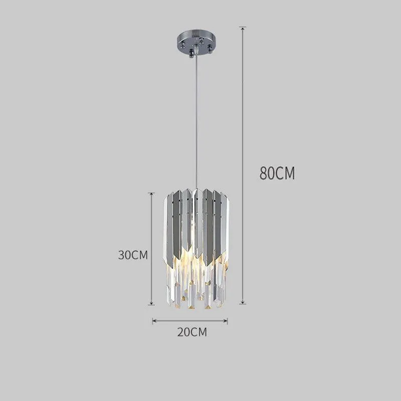 Metal Crystal Chandelier