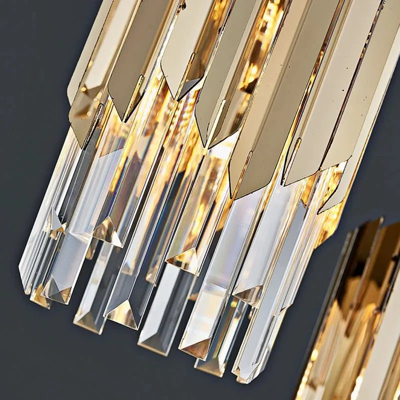 Metal Crystal Chandelier