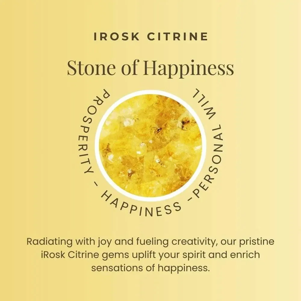 Mia Citrine Drop Earrings in Silver | Irosk Australia ®