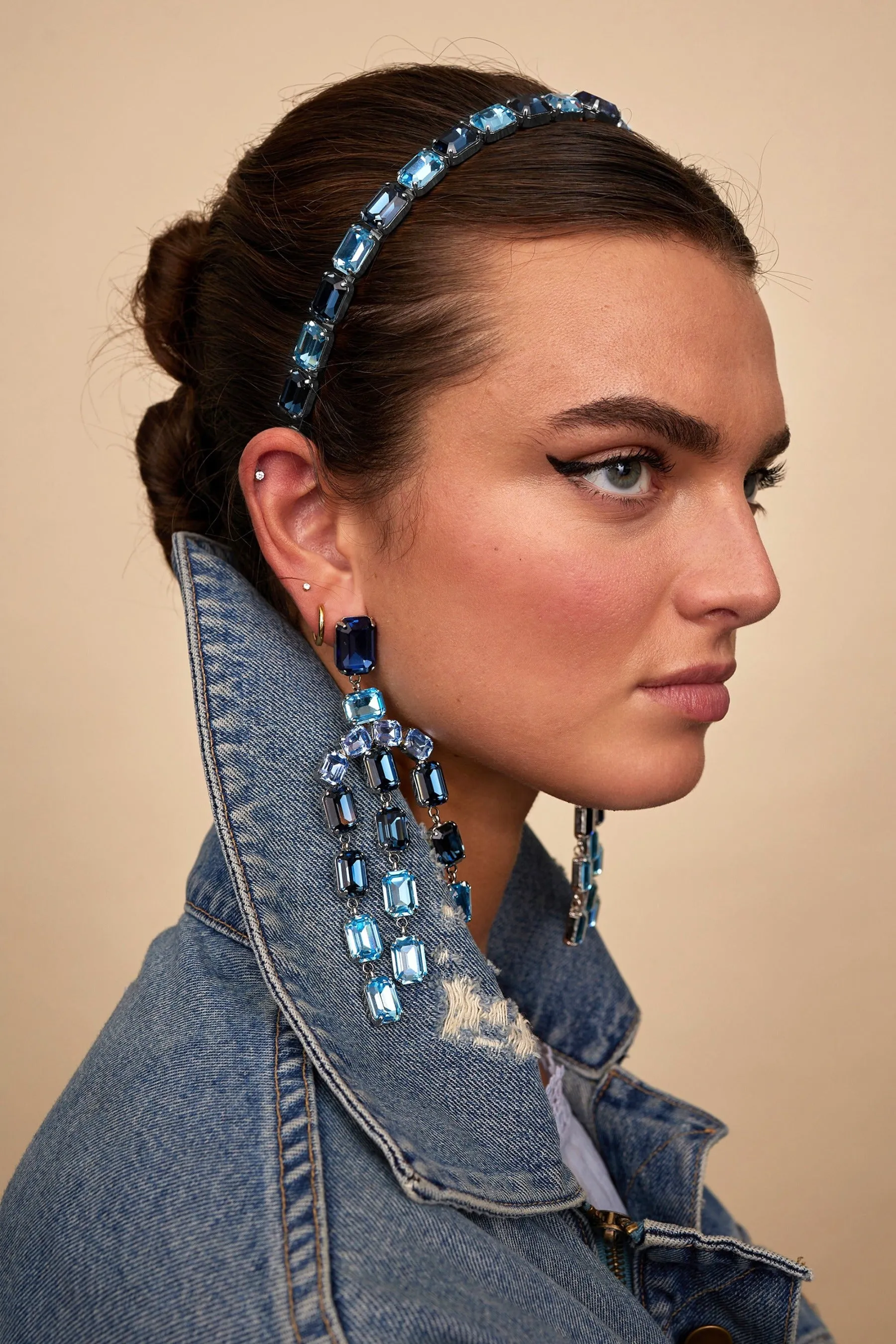 Mika Crystal Chandelier Earrings