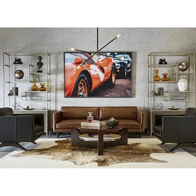 Modern VAL Chandelier Black Brass Adjustable Arms