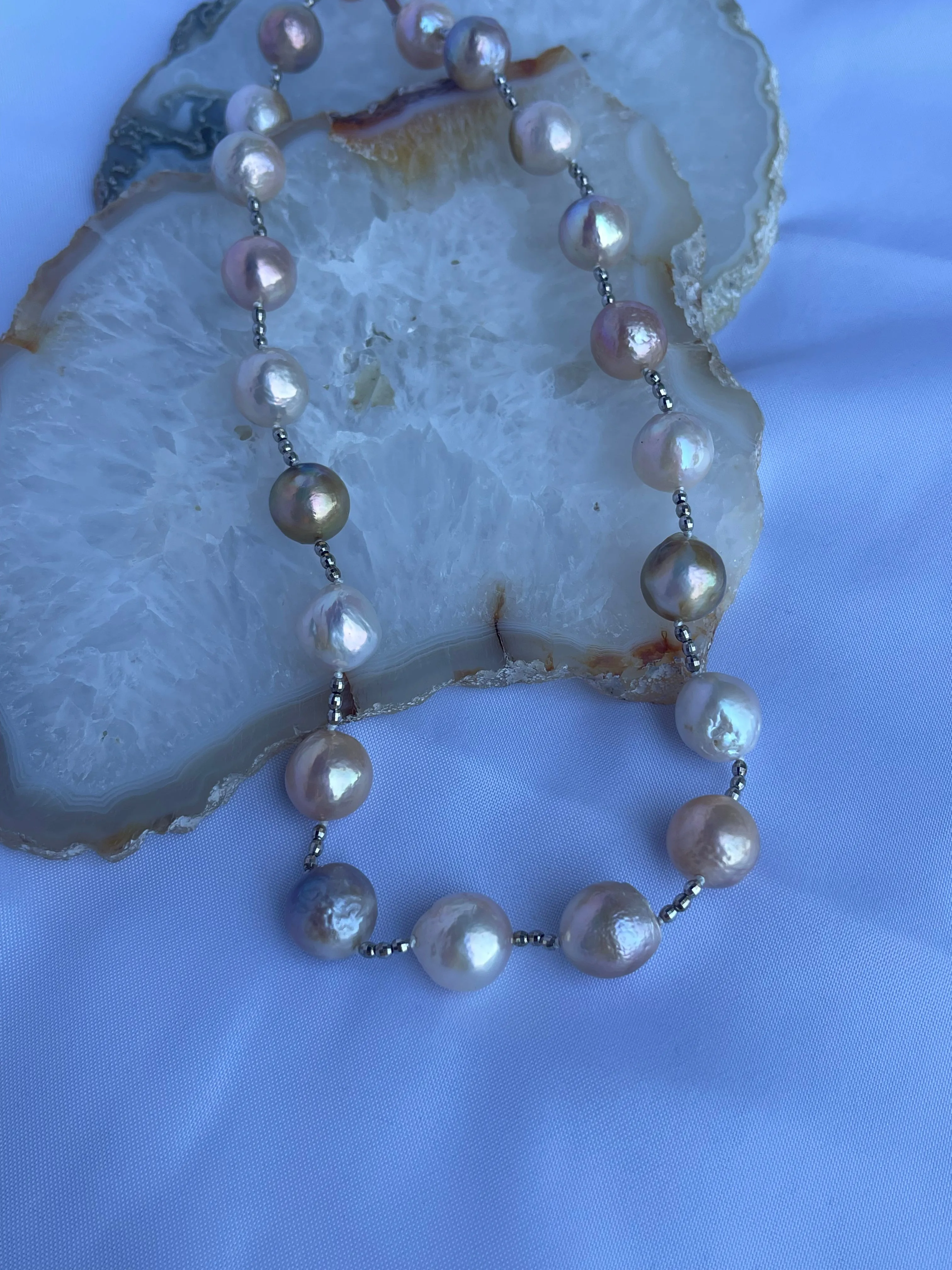 Multi-color Freshwater Pearl Necklace