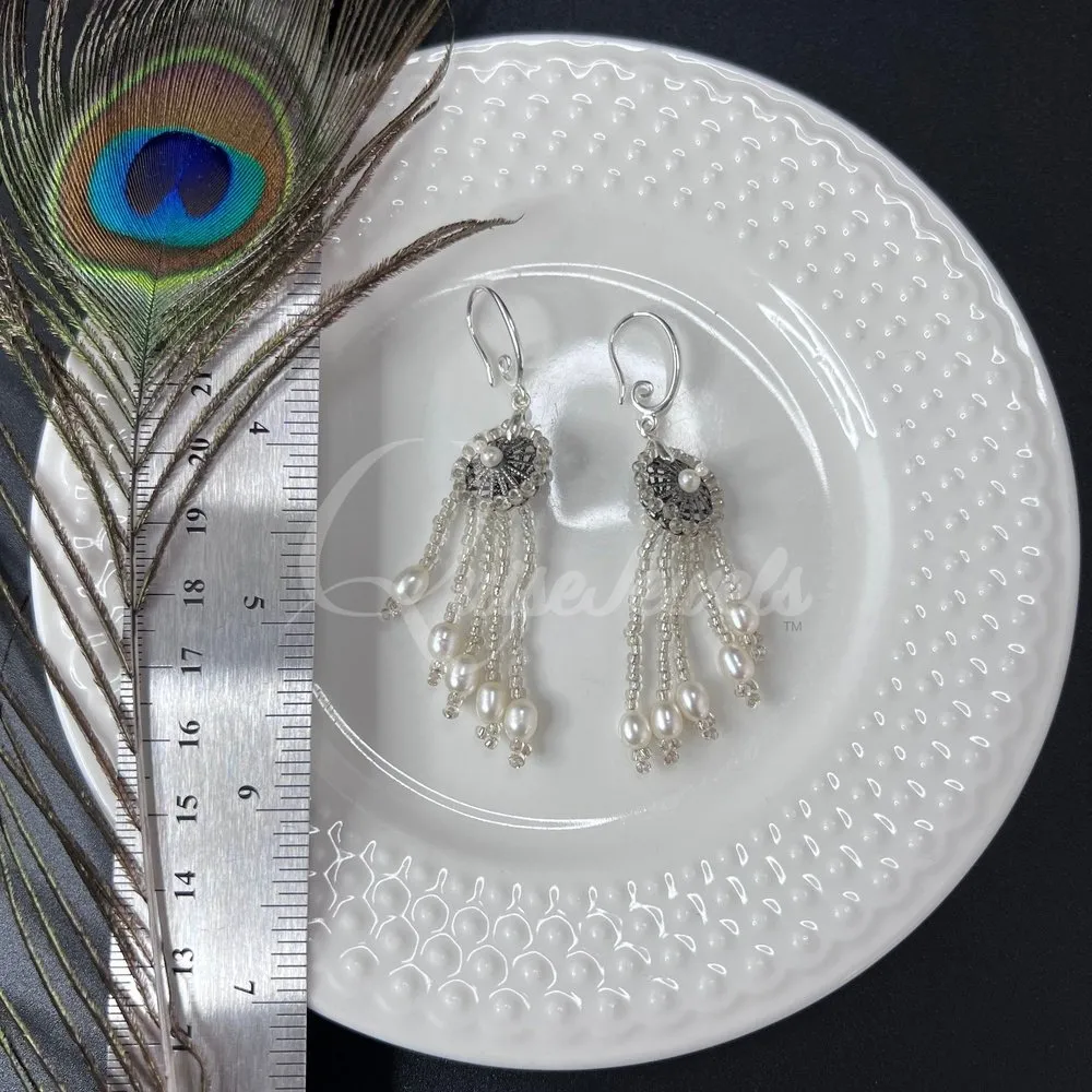 Pearl Chandelier Earrings